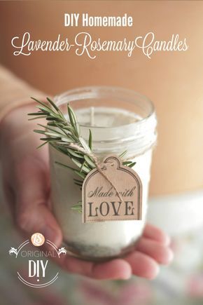 Rosemary Candles, Homemade Soy Candles, Diy Candles Homemade, Soya Mumu, Candle Craft, Diy Soy Candles, Navidad Diy, Favors Diy, Diy Wedding Favors