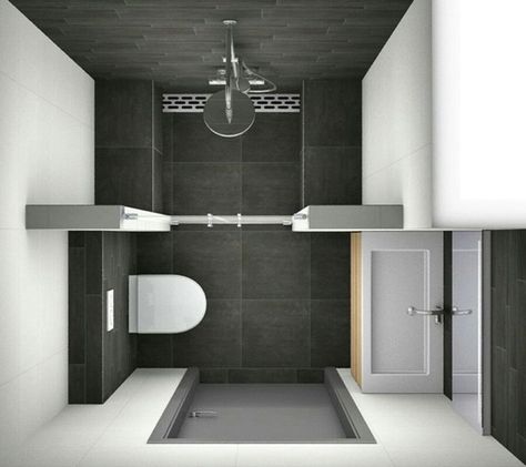 Drømme Bad, Small Bathroom Layout, Toilet Sink, Small Showers, Small Toilet, Steam Showers Bathroom, Tiny House Bathroom, Decor Baie, Tiny Bathrooms