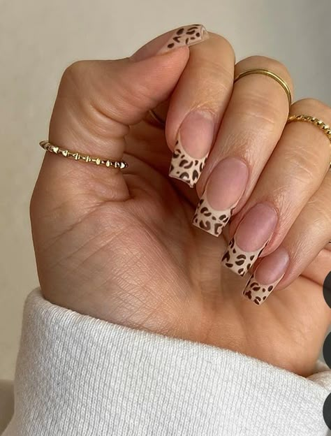 Rectangle Nails, Simple Trendy Nails, Cheetah Nail Art, Rodeo Nails, Cutesy Nails, Girls Nail Designs, Cheetah Print Nails, Nails 2023 Trends, Maroon Nails