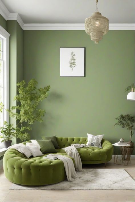 wall paint, living room interior, white rug, interior design, home decor, space planning, color matching painting Light Green Walls Living Room, Indoor Design Living Room, Green Wall Paint, Green Walls Living Room, Light Oak Floors, Light Green Walls, Green Painted Walls, Mossy Green, Indoor Design