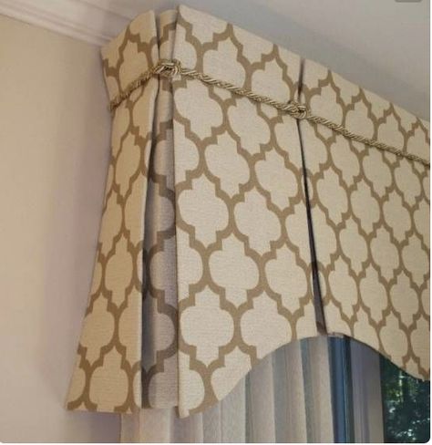 Box Pleat Valance, Valance Patterns, Drapery Designs, The Curtains, Kitchen Window Treatments, Custom Drapery, Valance Window Treatments, Diy Window, Custom Window Treatments