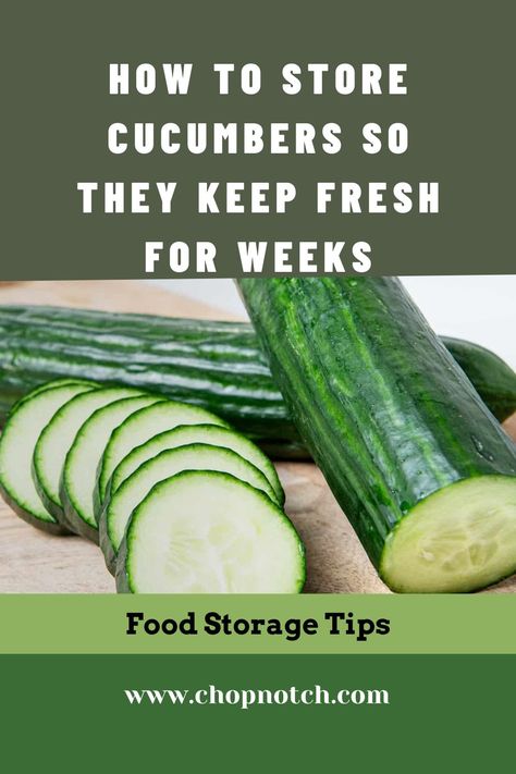 Fresh cucumbers aren't difficult to store, but it's worth knowing a few handy tips so you can prolong the life of this tasty vegetable. Although cucumbers have a very mild flavor, they are versatile and work well in a variety of dishes and cuisines. But Do You Knoe How To Store Cucumbers So They Keep Fresh For Weeks? Discover here! #Cucumber #CucumberStorage #VegetableStorage #FoodStorage #FoodOrganization Store Cucumbers, Food Saver Hacks, How To Store Cucumbers, Storing Vegetables, Mini Cucumbers, Vinegar Uses, Fruit And Vegetable Storage, Vegetable Storage, Cucumber Recipes