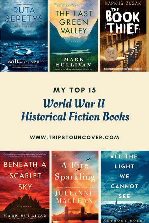 A list of my top 15 WWII historical fiction books at the moment! Anthony Doerr, Best Historical Fiction Books, Best Historical Fiction, Markus Zusak, Inspiring Books, Historical Fiction Books, European History, Inspirational Books, Historical Fiction