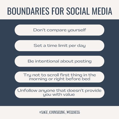 Setting boundaries for social media can help protect yourself, and your privacy and limit the potential for oversharing personal information. #boundarysetting #boundariesarehealthy #healthyboundaries #setboundaries #settingboundaries #boundariesarebeautiful #personalboundaries Social Media Oversharing, Oversharing On Social Media, Dont Compare, Setting Boundaries, Protect Yourself, Counseling, Boundaries, Funny Quotes, Social Media