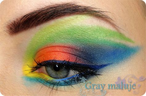 Parrot Makeup, Parrot Costume, Show Makeup, Beauty Advertising, Eye Decor, Beauty Makeup Tutorial, Makeup And Beauty Blog, Fantasy Hair, Face Images