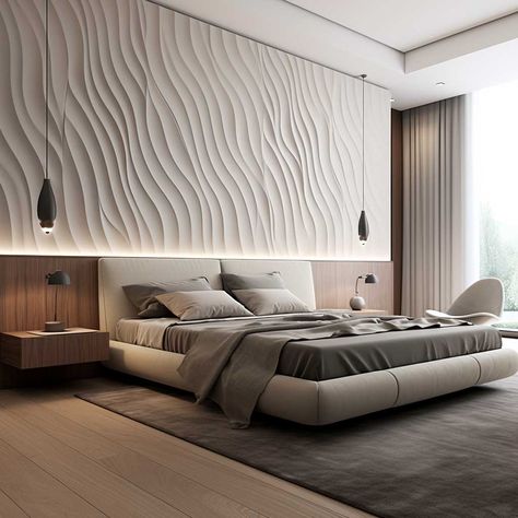 3+ Must-Try Bedroom Wall Panel Ideas for a Sophisticated Decor • 333+ Images • [ArtFacade] Wall Panel For Bedroom, Bedroom Back Panel, Contemporary Bed Back Wall Design, Small Luxe Bedroom, 3d Bedroom Wall, Bed Panelling Modern Luxury, Bed Panel, Bed Back Panel, Pvc Wall Panels Designs For Bedroom