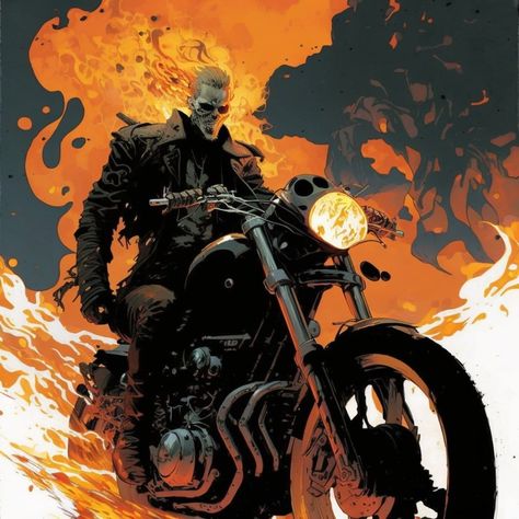 Ironman Art, Rider Aesthetic, Gost Rider, Marvel Ghost Rider, Ghost Raider, Marvel Ghost, Ghost Rider Pictures, Ghost Rider Wallpaper, Spirit Of Vengeance