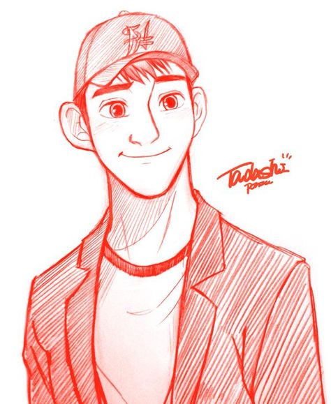 big hero 6 y Big Hero 6 Sketches, Big Hero 6 Drawings, Rainbow Batman, Baby Reference, Big Hero 6 Tadashi, Guy Face, Disney Art Style, Tadashi Hamada, Best Friend Drawings