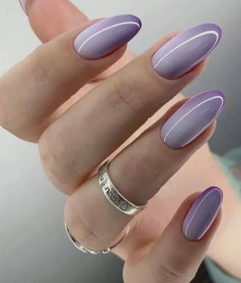 Simple Fall Nails Autumn, French Tips Black, Glitter Nail Ideas, Purple Nail Ideas, Vintage Nail Art, Simple Spring Nails, Fall Gel Nails, Purple Nail Designs, Latest Nail Trends