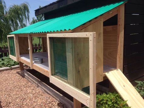 Best Outdoor Rabbit Enclosures, Bunny Cages Outdoor, Diy Rabbit Hutch Outdoor, Outdoor Bunny Hutch, Double Rabbit Hutch, Cluckingham Palace, Rabbit Cages Outdoor, Rabbit Hutch Plans, Diy Rabbit Cage