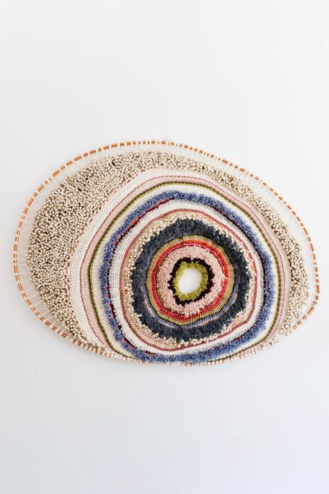 Tammy Kanat | Flack Studio Tammy Kanat, Circular Weaving, Braided Rag Rugs, Brave Heart, Towel Weaving, Textile Wall Hangings, Woven Wall Art, Copper Frame, Yarn Wall Hanging