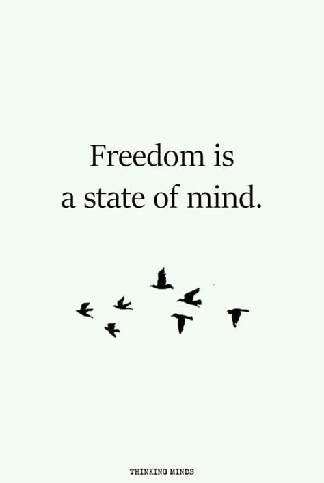 Freedom Is A State Of Mind, Freedom Is, Thank You Lord, Quotes And Notes, State Of Mind, Wise Words, Personal Development, Words Of Wisdom, Mindfulness