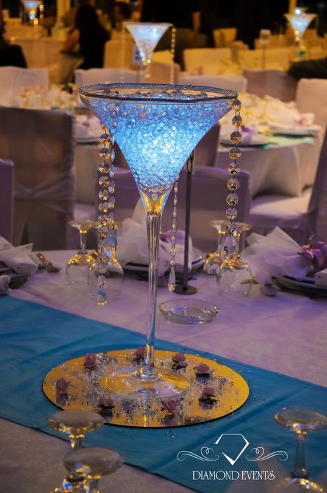 Crystal vase decor