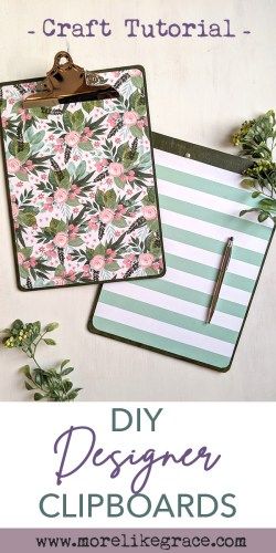 Clipboard Crafts, Diy Clipboard, Clipboard Decorating, Pretty Office Supplies, Clip Boards, Office Diy, Teen Crafts, Cute Office Supplies, Faith Blogs