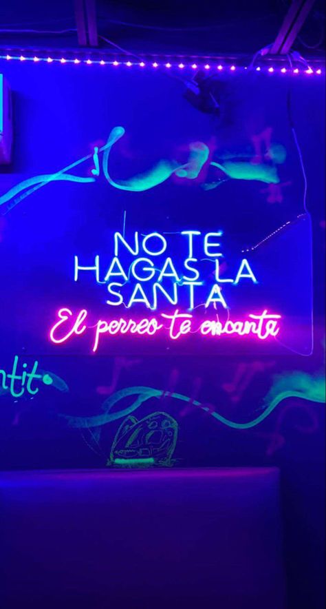 Urban Party, Anuel Aa Wallpaper, Salon Suites Decor, Spanglish Quotes, Jelly Wallpaper, Neon Quotes, Neon Words, I Love You God, Artist Wall