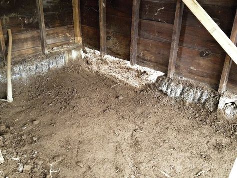 Small Garage Foundation Repair | JLC Online Garage Foundation Ideas, Garage Renovation, Garage Repair, Cement Blocks, Small Garage, Foundation Repair, House Foundation, Old Garage, Garage Interior