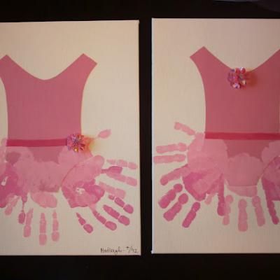 Handprint Ballerina painting. G NEEDS this for her room!  I am going to also modge podge her recital picture on it!! Tutu Craft, Ballet Crafts, Hand Print Art, Ballet Birthday Party, Ballerina Kids, Ballet Birthday, Ballet Party, Angelina Ballerina, Ballerina Birthday Parties