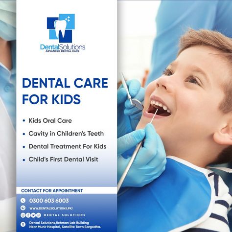 Dental Content, Dental Post, Dentistry Design, Cavities In Kids, Dental Care For Kids, Dental Business Cards, Dental Business, Dental Posts, Health Essentials