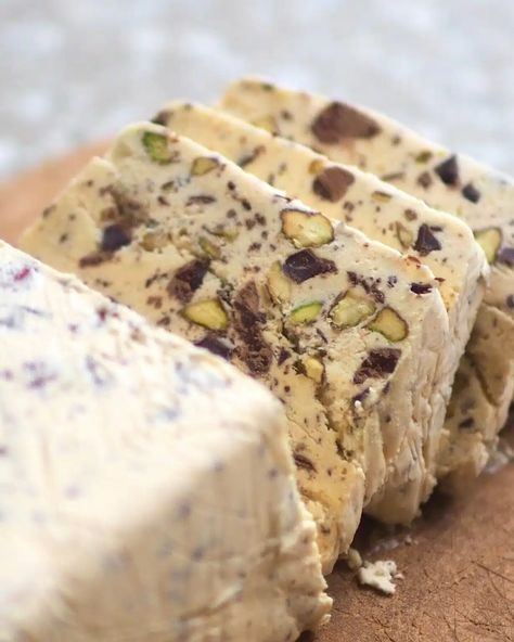 Chocolate Pistachio Semifreddo - Building Feasts Pistachio Semifreddo, Semifreddo Recipe, Chocolate Pistachio, Sweet White Wine, Christmas Breakfast, Christmas Dishes, Great Desserts, Delicious Cocktails, Ice Cream Cake