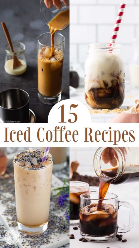 Not sure how to make an iced coffee that tastes like your local coffee shop? Here are 15 Thirst Quenching Iced Coffee Recipes to choose from! Iced Coffee Recipes, Recipes To Try At Home, Best Iced Coffee, Iced Coffee Recipe, Ninja Coffee, Breakfast Drink, Coffee Drink Recipes, Coffee Recipe, Ice Coffee Recipe