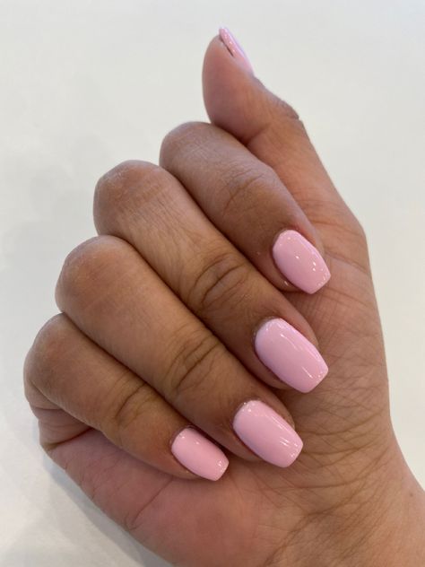 Pink Nails using DND 136 Gel Nail Polish in the color Geranium Pink Geranium Pink Dnd, Lite Pink Nails, Pink Sns Nails, Bubble Gum Pink Nails, Nail Paint Colors, Pink Shellac Nails, Dnd Nails, Braided Ideas, Pink Shellac