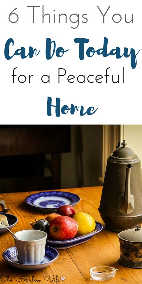 Creating a peaceful home might be more simple than you ever dreamed! Check out my easy tips! Creating A Peaceful Home, Happy Homemaking, Book Of Common Prayer, Christian Homemaking, Homemaking Tips, Peaceful Home, Home Economics, Home Management, Essential Oil Scents