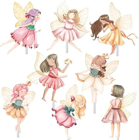 Amazon.com: Fairy Cupcake Toppers Flower Fairy Party Cupcake Toppers 24Pcs Fairies Party Cake Picks Garden Birthday Party Decorations for Elves Theme Baby Shower Supplies : Grocery & Gourmet Food Garden Birthday Theme, Fairy Forest Party, Fairy Cupcake Toppers, Fairies Birthday Party, Fairy Birthday Party Decorations, Enchanted Fairy Forest, Fairy Theme Birthday Party, Fairies Party, Fairy Garden Sign