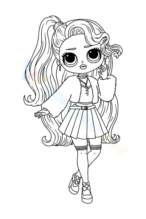 Test image Coloring Hello Kitty, Lol Doll Coloring Pages, Doll Coloring Pages, Lol Coloring Pages, Lol Coloring, Baby Coloring Pages, Lol Doll, Princess Kitty, Lol Omg