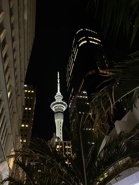 #auckland #aesthetic #skytower #night #nightlife #buildings #architecture #city Auckland Aesthetic, Sky Tower, Architecture City, Aesthetic City, Auckland New Zealand, So Sorry, Auckland, I Cant, At Night