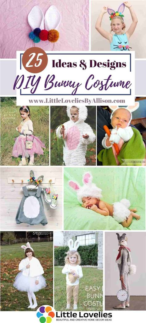 Bunnies are always so adorable and dressed like one, you become adorable too. There are really easy costumes that you can use for your party costumes and there are pretty easy steps to make them. After in-depth research, I was able to find a couple of DIY bunny costume projects that you can make for kids and adults. You May Also Like:22 DIY Superman Costumes - How To Make A Superman Suit 1. #bunny #costume Bunny Costume Kids Diy, Bunny Family Costumes, Toddler Bunny Costume Diy, Diy Bunny Costume Kids, Diy Rabbit Costume, Rabbit Costume Diy, Bunny Diy Costume, Diy Bunny Costume, Christmas Story Bunny Costume