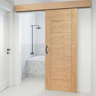 Minimalist Door Design, Minimalist Sliding Door, Doors As Room Dividers, Wardrobe Sliding Doors, Sliding Bathroom Door, Sliding Bathroom Doors, Single Sliding Door, Wardrobe Sliding, Doors Wardrobe