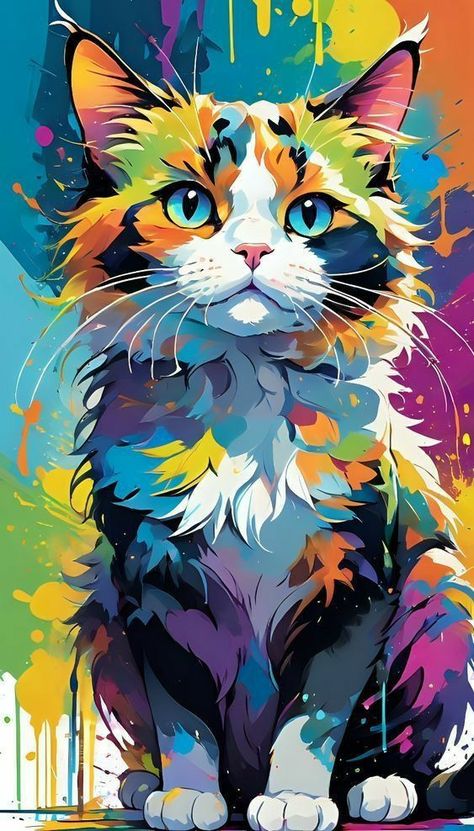 Abstract Cat Painting, Portrait Gift Ideas, Portrait Drawing Illustration, Dog Painting Pop Art, Vanessa Davis, Portrait Acrylic Painting, Pet Portrait Illustration, Pet Portrait Art, Royal Pet Portrait