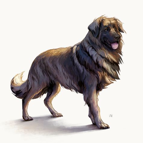 African Hunting Dog, Leonberger Dog, Dog Design Art, Dog Breed Art, Dog Drawings, Canine Drawing, Animal Portraits Art, Dog Artwork, Canine Art