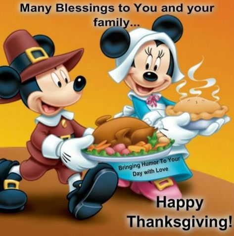 Many Blessings To You And Your Family Pictures, Photos, and Images for Facebook, Tumblr, Pinterest, and Twitter It Gif, Thanksgiving Coloring Book, Disney Thanksgiving, Happy Thanksgiving Pictures, Happy Thanksgiving Images, Mickey Mouse And Minnie Mouse, Thanksgiving Pictures, Thanksgiving Images, Images Disney