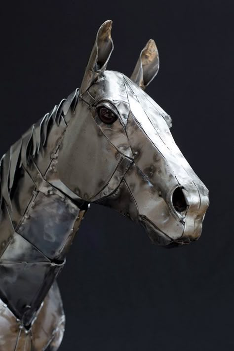 Stick Welding Projects, Contemporary Wildlife Art, Metal Horse Sculptures, 3d Metal Art, Stick Welding, Welded Metal Projects, Steel Welding, Metal Horse, Welding Art Projects