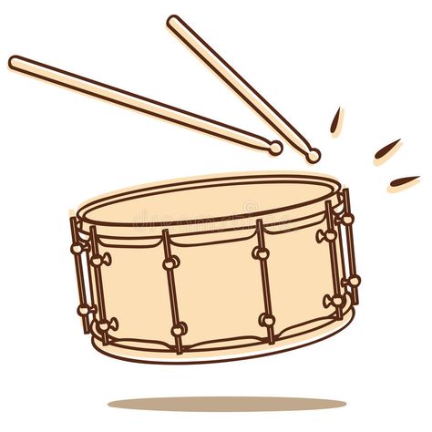 Drum vector. Illustration of a drum isolated on white background   vector eps fi #Sponsored , #AD, #Sponsored, #Illustration, #Drum, #eps, #drum Drum Tatoos, Snare Drum Drawing, Snare Drum Tattoo, Drums Illustration, Drums Drawing, Drum Illustration, Marriage Drawing, Drum Logo, Drums Cartoon