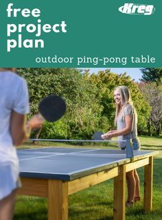 Diy Outdoor Ping Pong Table, Bocce Court Backyard, Ping Pong Table Top, Outdoor Ping Pong, Outdoor Ping Pong Table, Grill Kit, Used Outdoor Furniture, Diy Yard Games, Cement Board