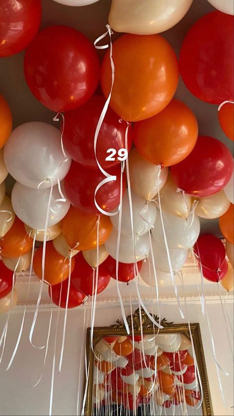 25th Birthday Themes, 20th Birthday Ideas, Birthday Ideas Nyc, Burning Embers, Orange Birthday, Orange Party, 27th Birthday, Bday Girl, 17th Birthday