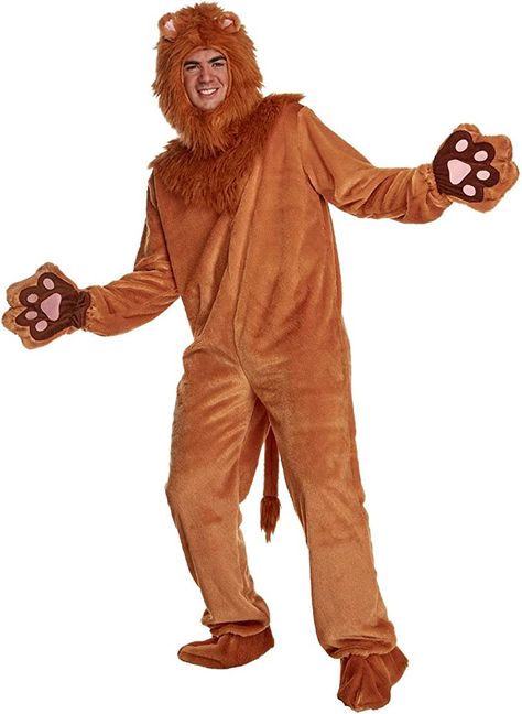 Lion Costume Men, Mens Lion Costume, Lion Fancy Dress, Lion Costumes, Lion Paws, Costume Lion, Lion Halloween Costume, Halloween Costumes For Men, Safari Costume