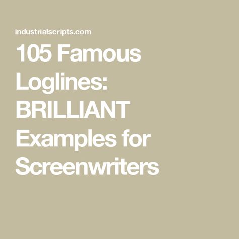 105 Famous Loglines: BRILLIANT Examples for Screenwriters Screenplay Writing Tips, Logline Examples, Tv Script, Screenwriting Tips, Screenplay Writing, Movie Script, Popular Tv Shows, Movie Scripts, The Wedding Singer