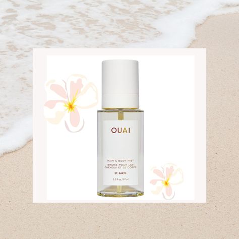 OUAI Hair & Body Mist, St. Barts (3.3 Fl Oz) (Amazon Associate) Ouai St Barts, Hair And Body Mist, Ouai Hair, St Barts, Hair Perfume, Body Mist, Orange Blossom, Body Spray, Mist