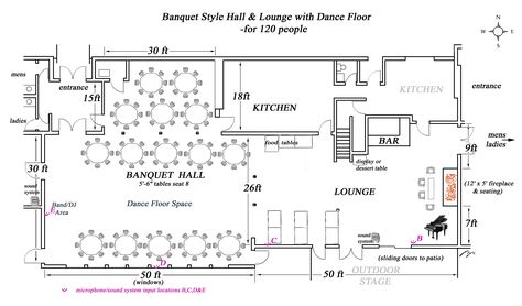 Banquet Hall Floor Plan, Dance Hall Architecture, Architecture Wedding, Hall Architecture, Marriage Hall, Wedding Banquet Hall, Business Interior, Plan Wedding, Multipurpose Hall