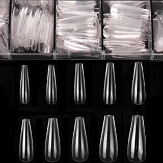 Clear Acrylic Nails Coffin, Long Fake Nails, Clear Nail Tips, Natural Acrylic Nails, Clear Acrylic Nails, Acrylic Nail Set, Nails Tips, Fake Nails With Glue, Christmas Nails Acrylic