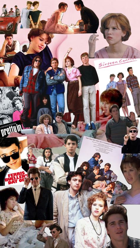 The best of John Hughes #sixteencandles #jakeryan #samanthabaker #thebreakfastclub #johnbender #claire #blane #andie #Ferris #sloane John Hughes Theme Party, John Hughes Movies Aesthetic, Maisie Peters John Hughes Movie, The Breakfast Club John Bender Wallpaper, 80s Core, 80s Movies Scenes, John Bender, 80s Things, Preppy Backgrounds