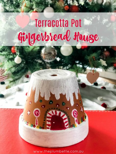 Clay Pot Gingerbread House, Terracotta Gingerbread House, Terracotta Pot Gingerbread House, Terra Cotta Gingerbread House, Christmas Terracotta Pots, Clay Pot Gingerbread Man, Gingerbread House Terra Cotta Pot, Terracotta Pots Painted Christmas, Terracotta Santa Pots