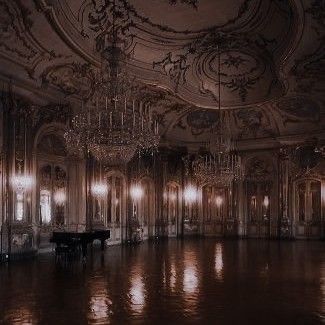 Dark Academia Ballroom, Ballroom Aesthetic Dark, Royal Academia Aesthetic, Dark Ballroom, Gothic Ballroom, Fantasy Ballroom, Victoria Aesthetic, Castle Ballroom, Royal Academia