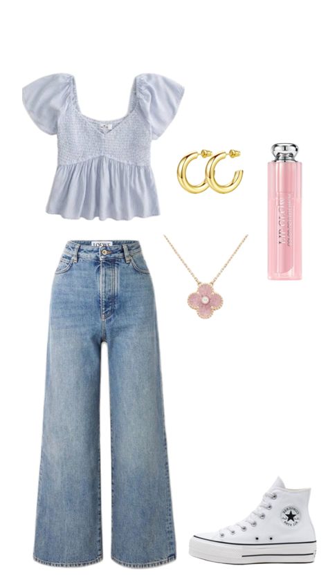 Cute Outfits For Teen Girls With Jeans, Cute Simple Outfits Teen Girl, Teen Style Outfits, Spring Outfits For Teens, Outfit Inspirations For Teens, 2025 Wardrobe, Casual Trendy Outfits, Simple Outfits For School