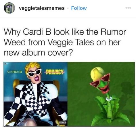 Cardi B Memes, Christian Jokes, Bible Humor, Veggie Tales, Christian Humor, Christian Memes, Oui Oui, Funny Meme, Cardi B