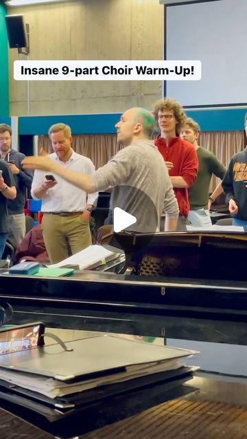 James Rose on Instagram: "Check out my new nerdy and fun warm-up for your choir featuring some 9-part harmony ✨  Choir: @vividvoiceshannover   #choir #warmup #choirwarmup #singing #vocalharmonies" Choir Warm Ups, Choir Music, Music Classroom, Dance Moms, Dance Choreography, Just For Laughs Videos, Choir, School Ideas, Classroom Ideas