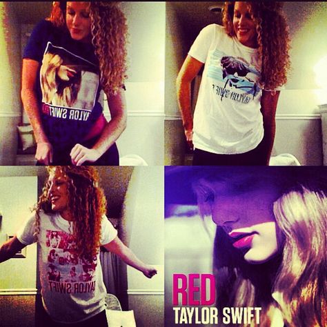 OMG OMG OMG OMG OMG!!!! I HAVE TWO OF THOSE SHIRTS!!!!!!!!! Abigail Anderson, Red Taylor, Swift 3, Taylor Swift 13, Taylor Swift Quotes, Taylor Swift Pictures, She Song, Female Singers, Taylor Alison Swift